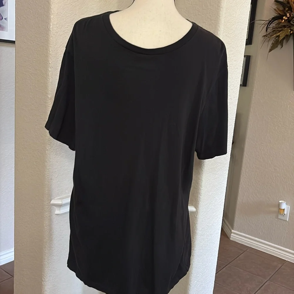 J.Crew essential tee black short sleeve cotton T-shirt Size L
